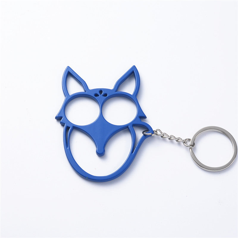 Wholesale Outdoor Fox Metal Pendant Keychain Keychains Accessories ACC-KC-NN001