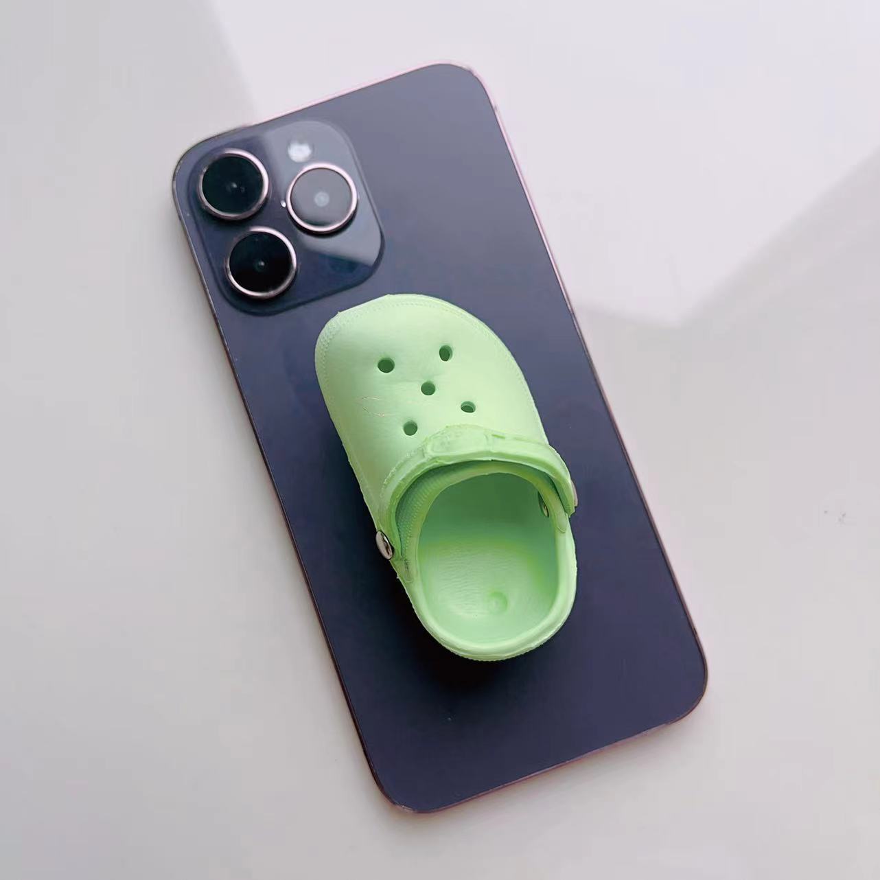 Wholesale Mini Croc Shoes Mobile Phone Airbag phone stand