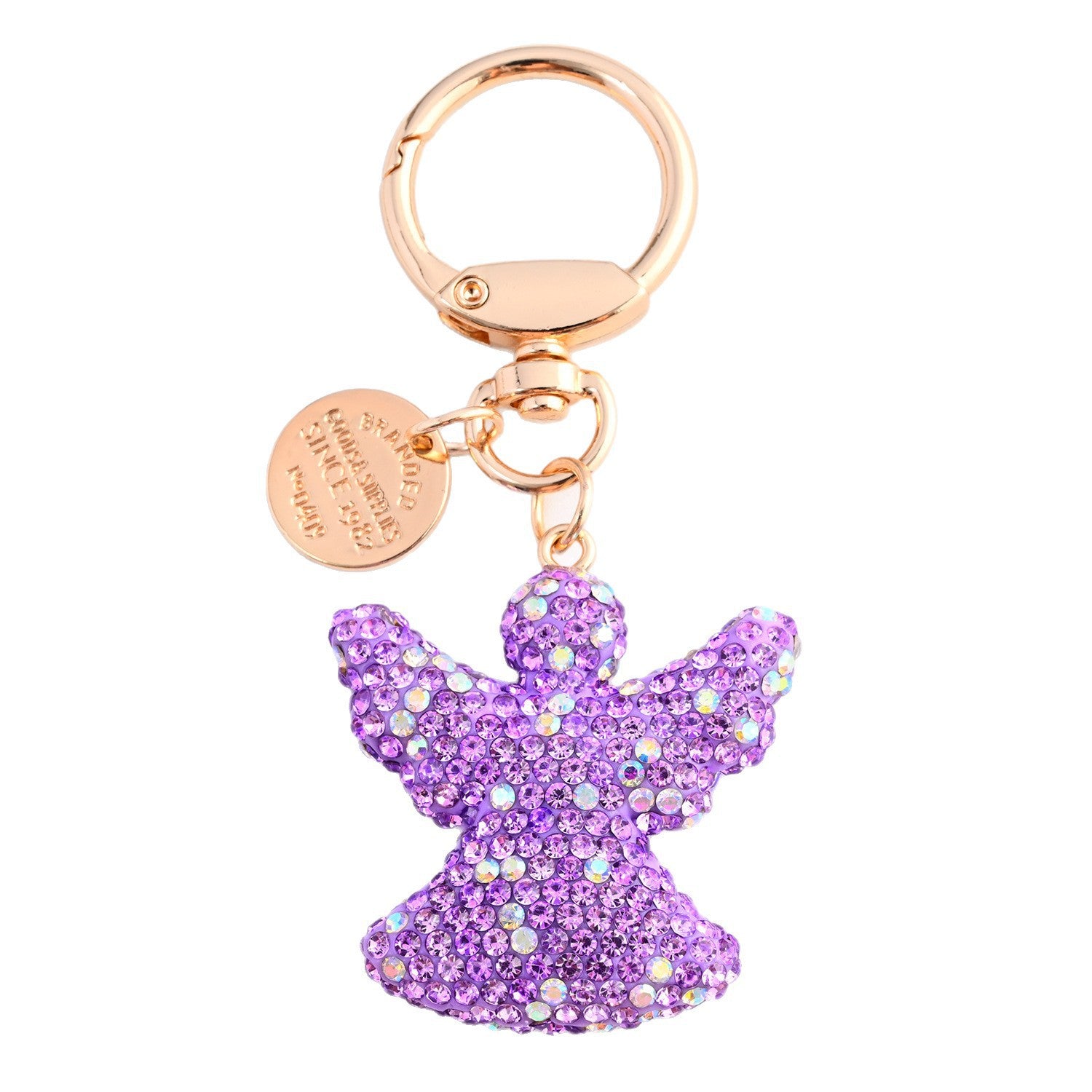 Wholesale Diamond-Encrusted  Keychain Full of Diamonds Car Key Pendant