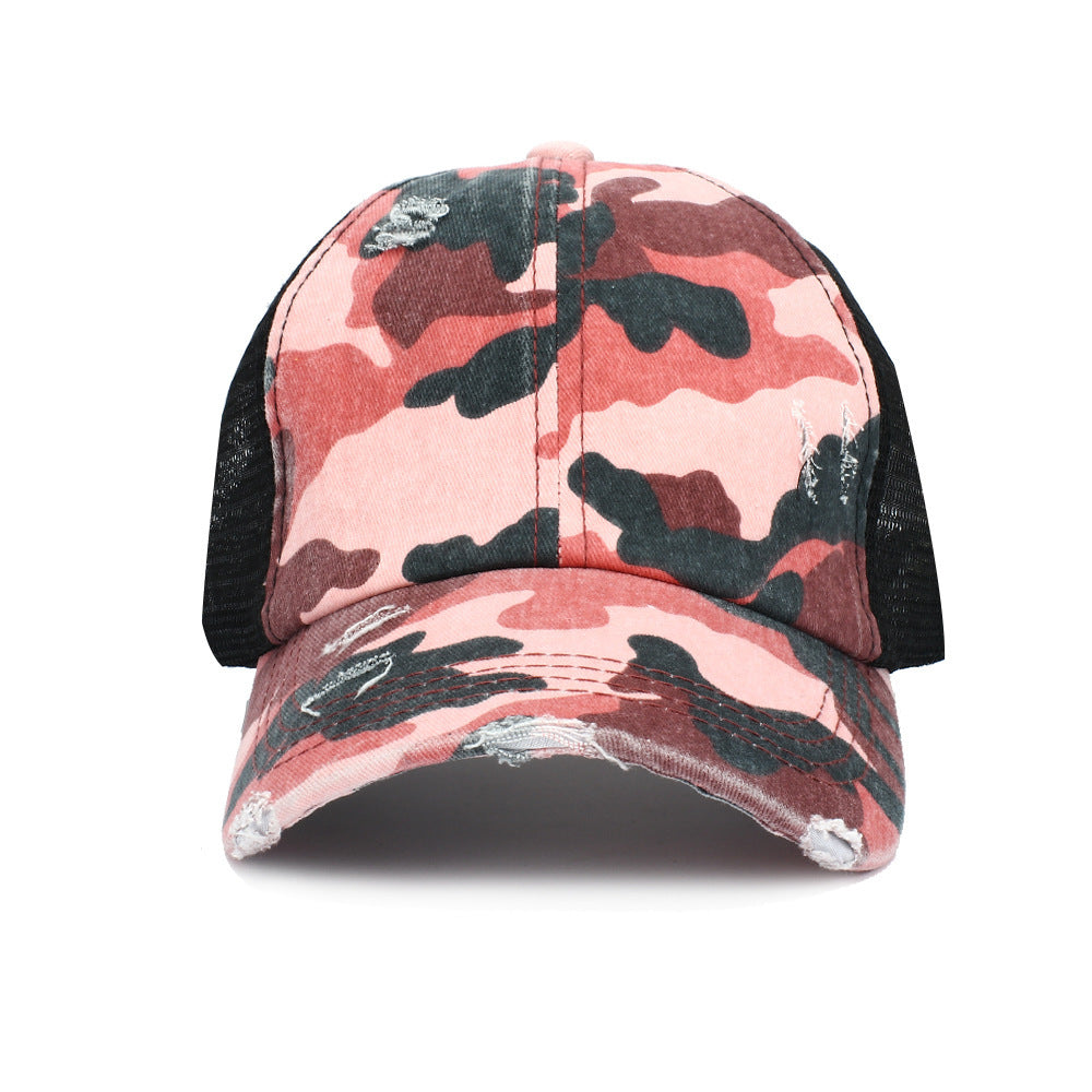 Wholesale Camouflage Cotton Mesh Baseball Cap ACC-HT-RongZhao031