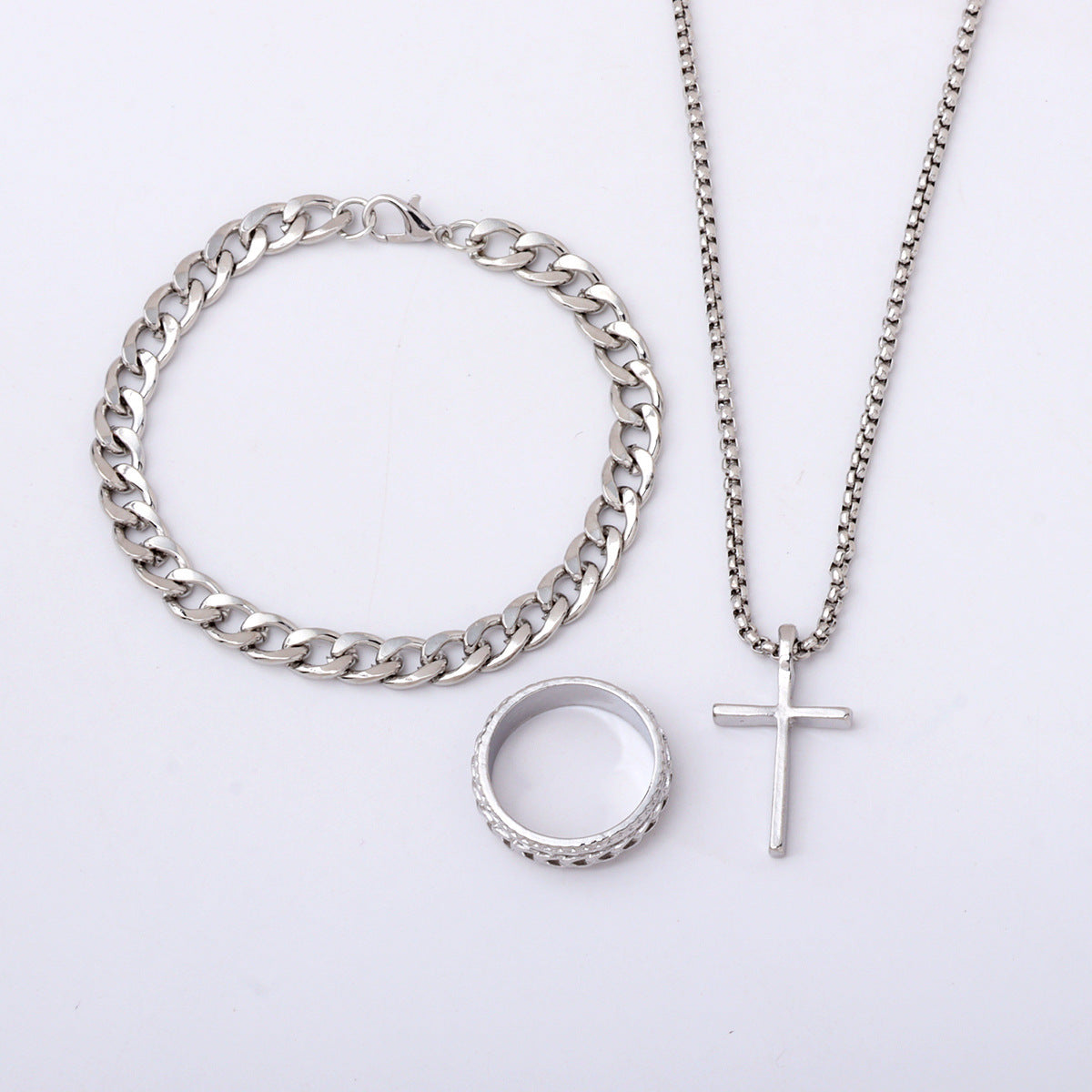 Wholesale  Cross Pendant Necklace  Bracelet Retro Jewelry