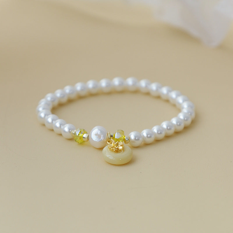 Wholesale Freshwater Pearl Colorfulful Bracelet