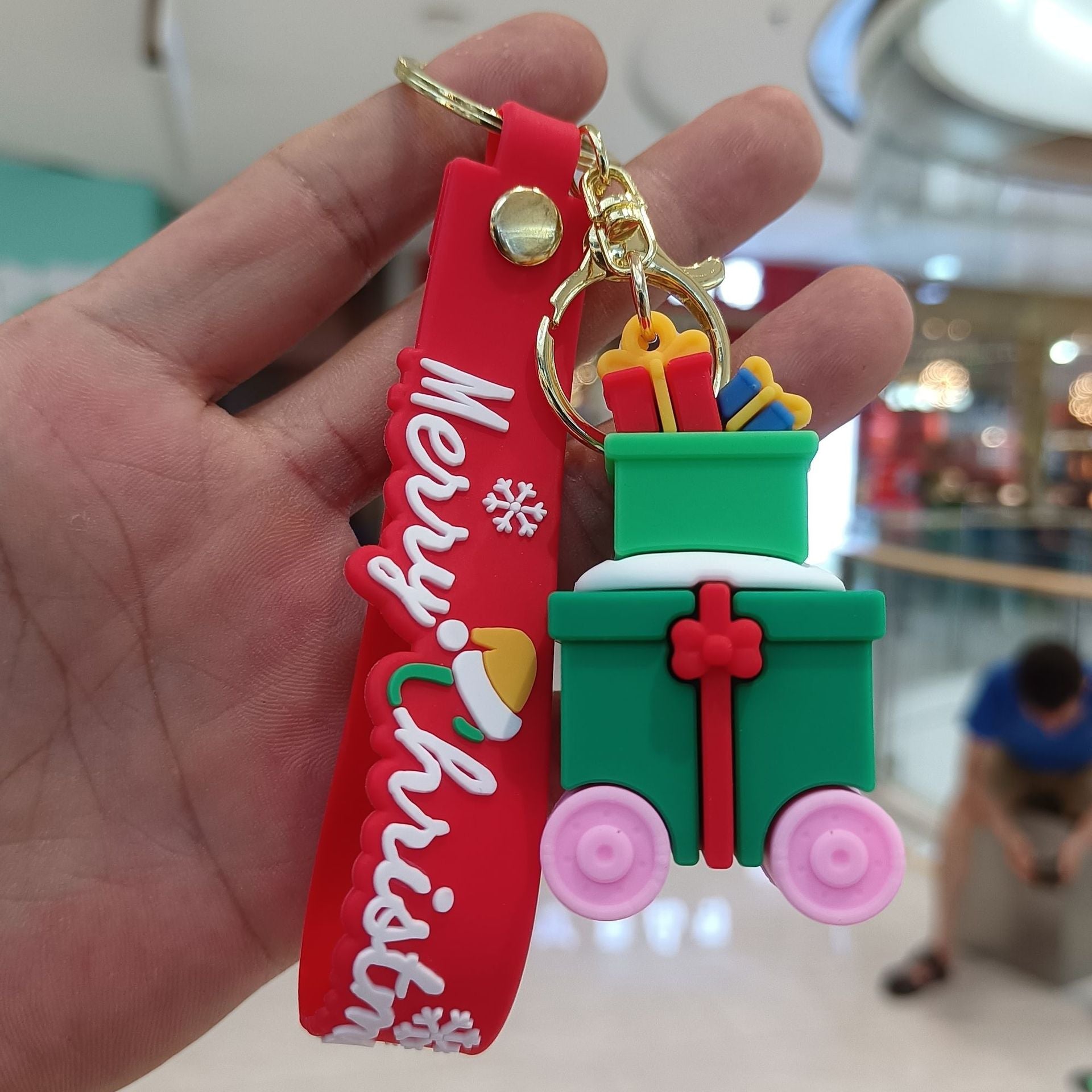 Wholesale Cartoon Cute Christmas Santa Claus Keychains ACC-KC-KuangKe001