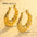 Wholesale Retro 18K Gold Plated Stainless Steel Earrings