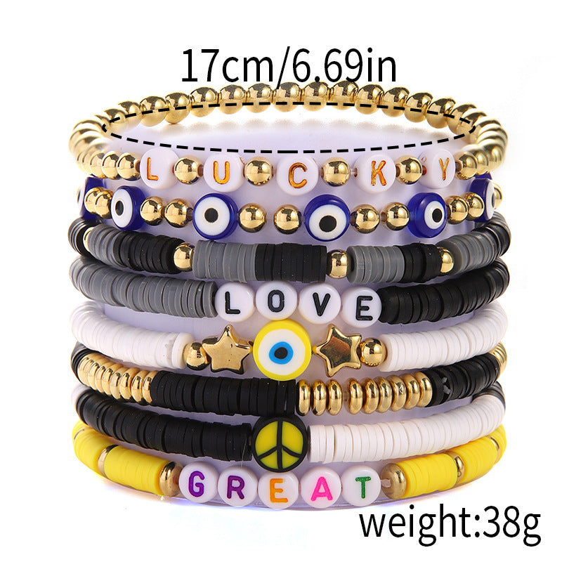 Wholesale Bohemian Evil Eye Bracelet