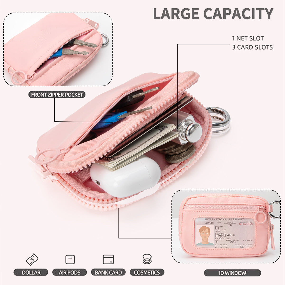 Wholesale Waist Bag Polyester Waterproof Chest Bag Card Bag