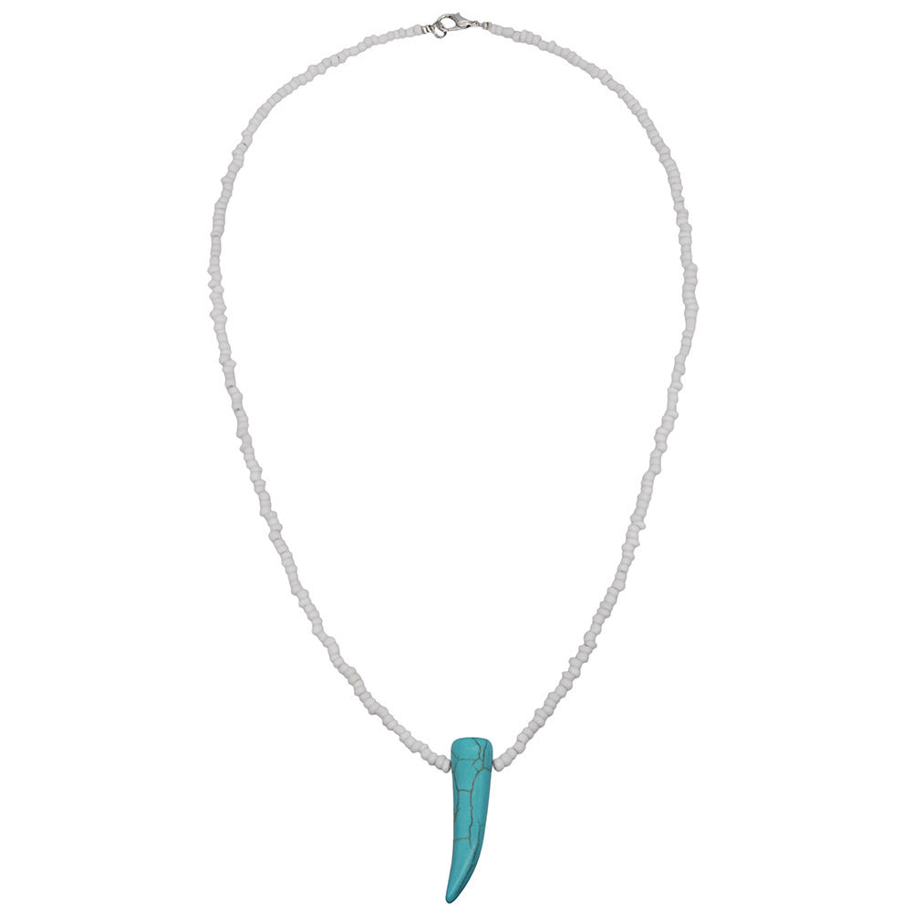 Wholesale gold color rice beads short neck clavicle necklace