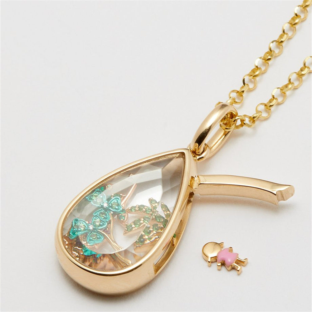 Wholesale Stylish Copper Heart Locket Necklace Gold Finish Trendy Fashion Accessory For Layering Jewelry