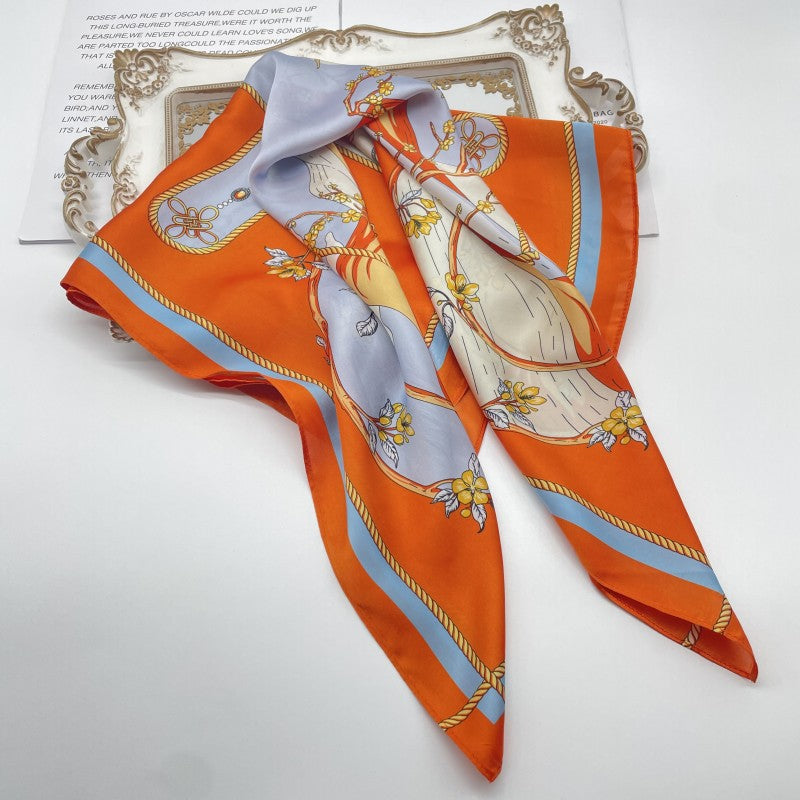 Wholesale summer autumn Silk f 70* 70cm Large Square Scarf