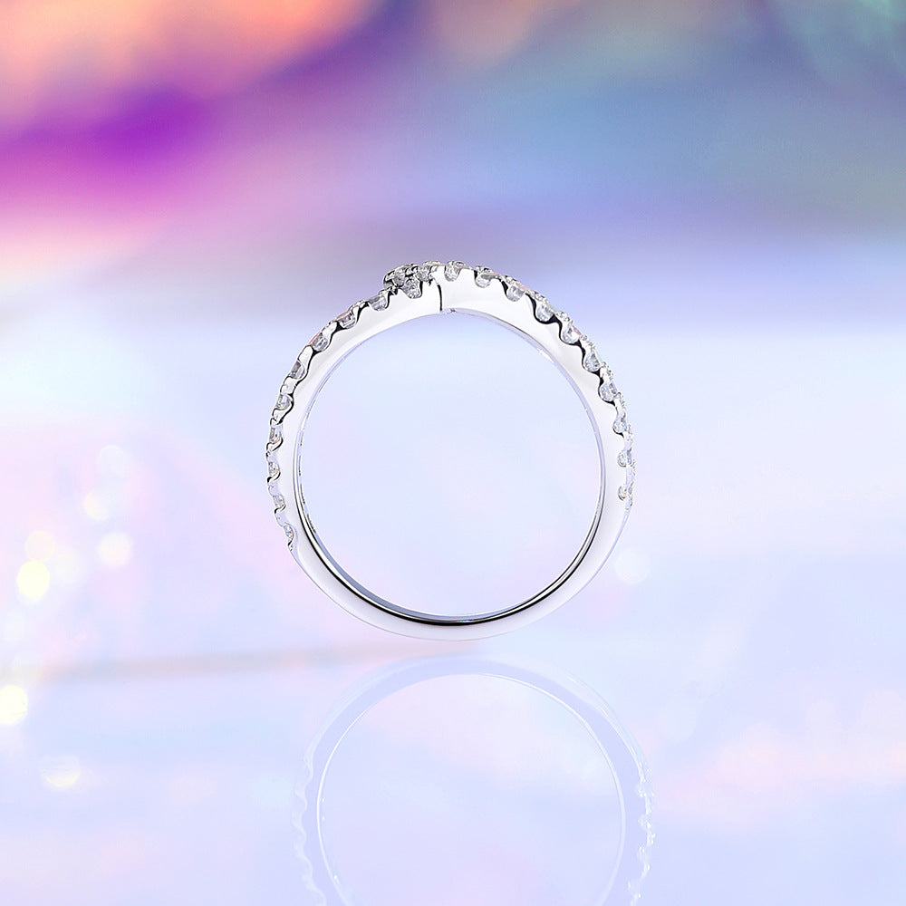 Wholesale S925 Silver Stacking Rings Zircon Rings