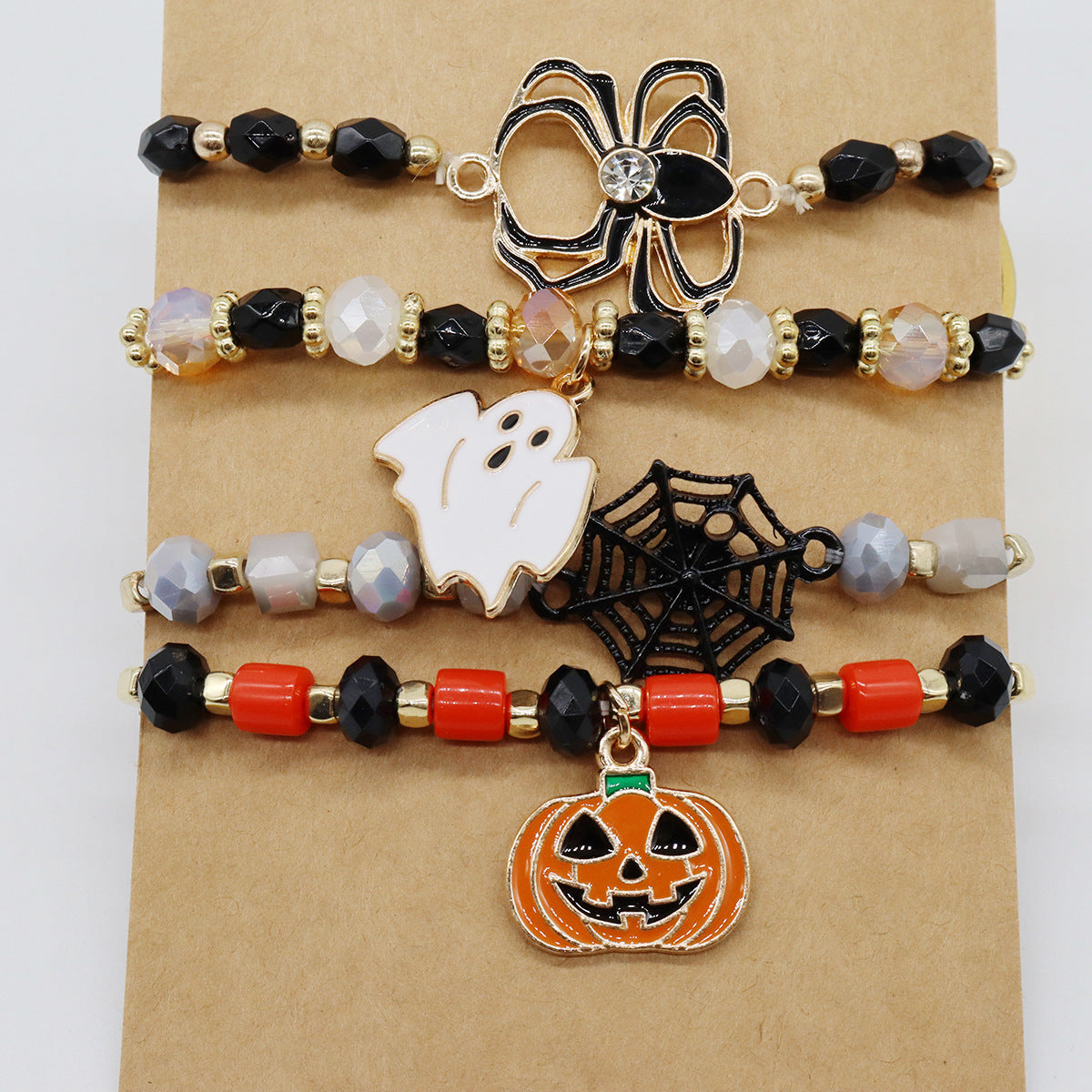 Wholesale Halloween Stretch Multi-layer Bracelet Set ACC-BT-Nanh004