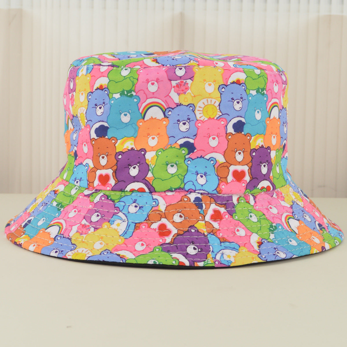 Wholesale Cute Cartoon Colorful Bear Bucket Hat ACC-HT-MeiShuo001