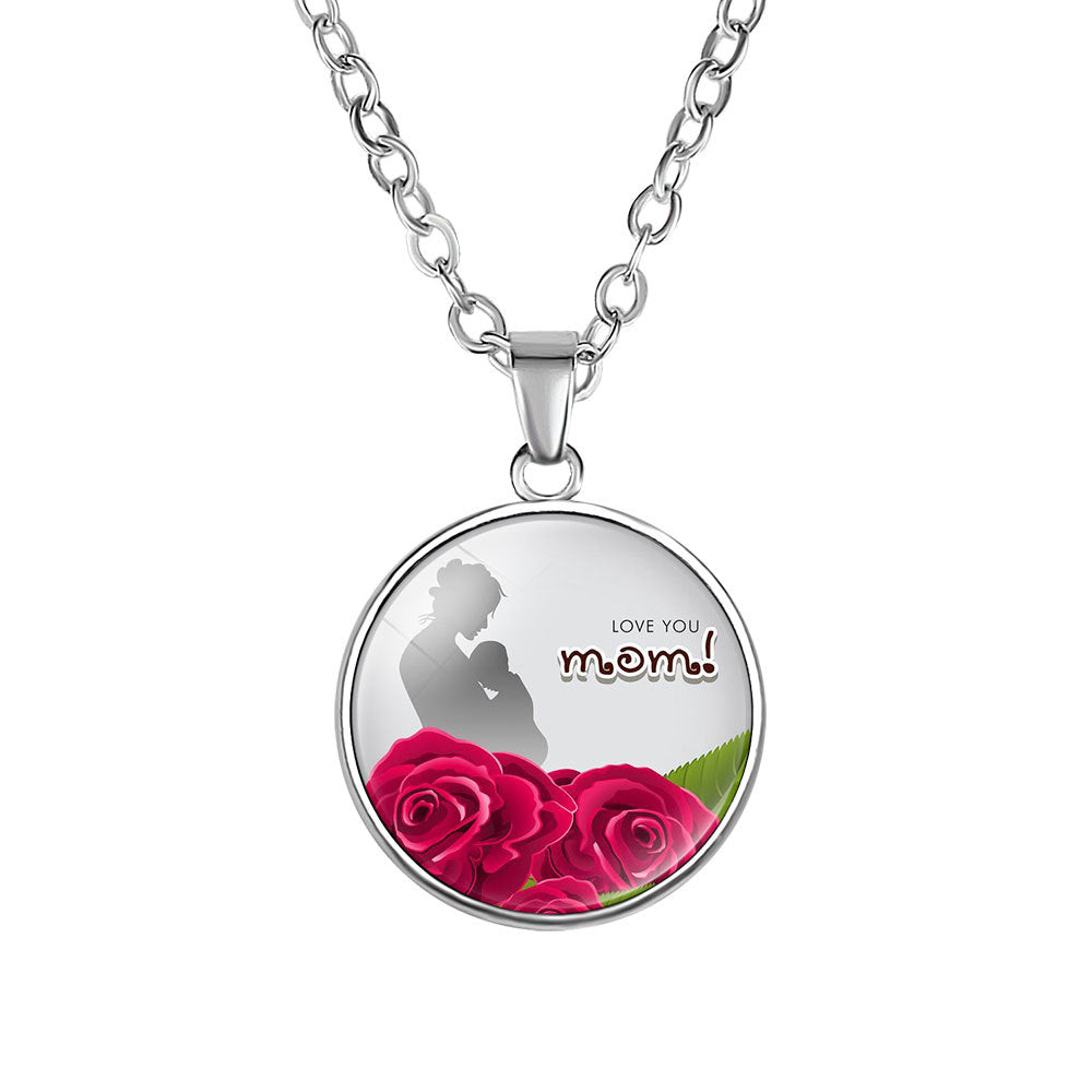 Wholesale  accessories MOM love MOM love pendant necklace