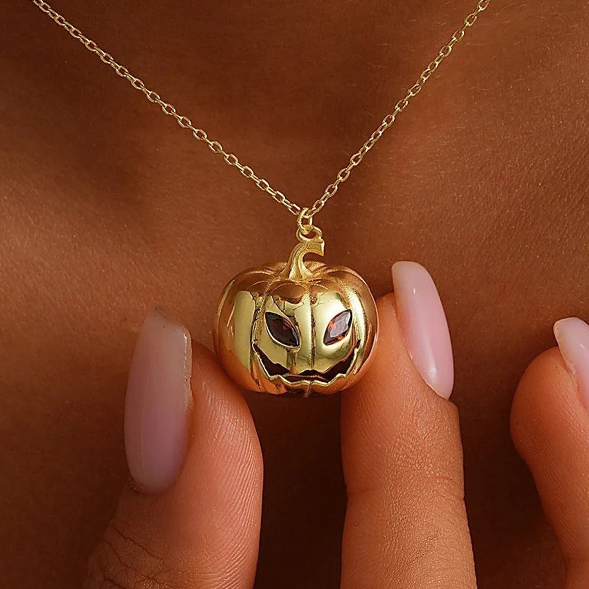 Wholesale  Pumpkin Halloween Necklace