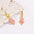 Wholesale Titanium Steel Pink Drop Tulip Sweater Necklace Multi-element Butterfly Bee Bracelet