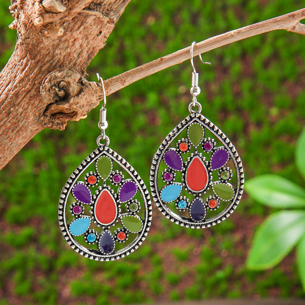 Wholesale Bohemian Tassel Earrings Handmade Zinc Alloy Retro Party Gift