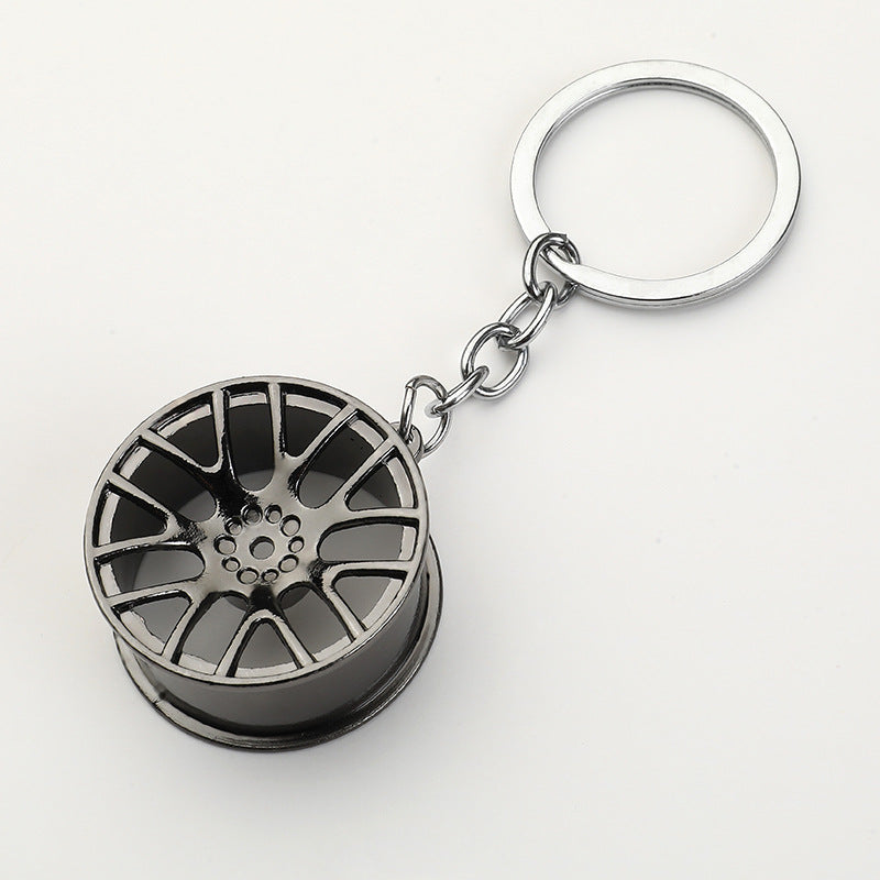 Wholesale Car Modification Metal Wheel Keychains ACC-KC-YuJia009