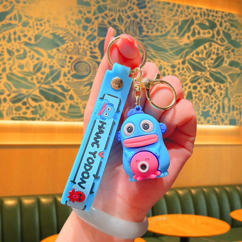 Wholesale Cartoon Fish Silicone Keychain Cute Keychain ACC-KC-JuCai007