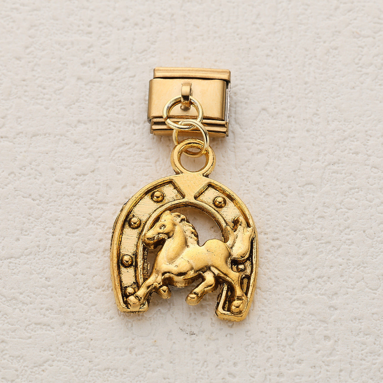 Wholesale 10pcs Italian Charm Bracelet 9mm DIY Splicing Western Cowboy Series Stainless Steel Composable Bracelet