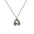 Wholesale  26 English letter necklace  titanium steel bubble smooth letter pendant clavicle chain
