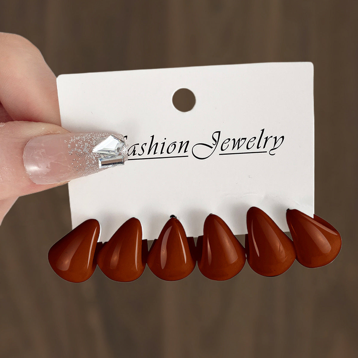 Wholesale Multicolor Earrings suit Personality Exaggerated Water Drops  Earrings