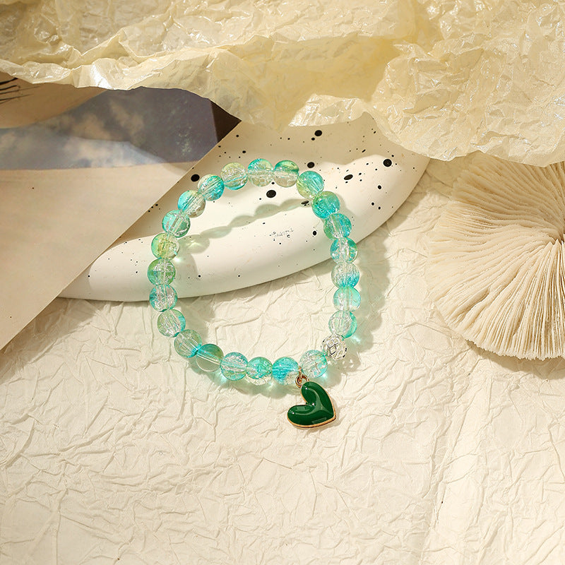 Wholesale Pearl Bracelet  Pink Butterfly Bracelet