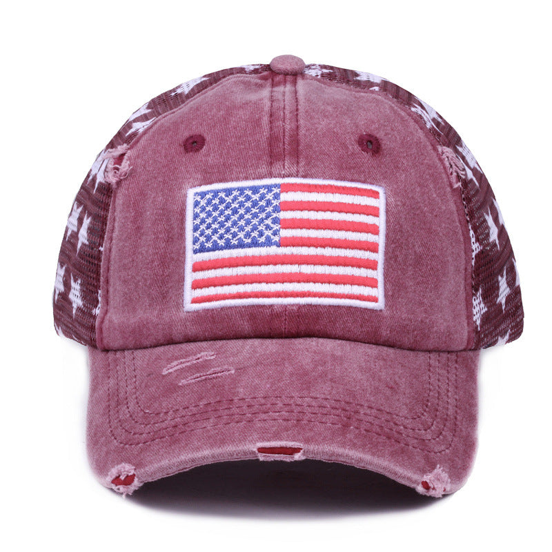 Wholesale distressed baseball embroidery baseball cap