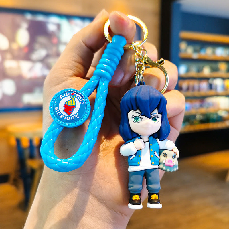 Wholesale Cartoon PVC Soft Keychain Cute Keychain ACC-KC-DingMing001