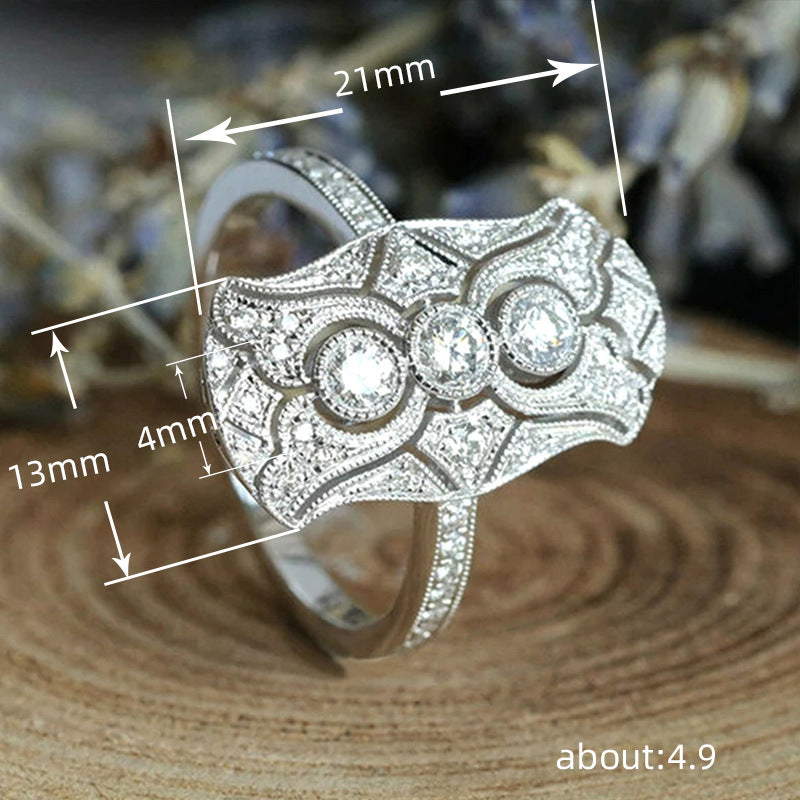 Wholesale Copper Jewelry Ring with Vintage Palace Design,  Fashion Accessory for Women
