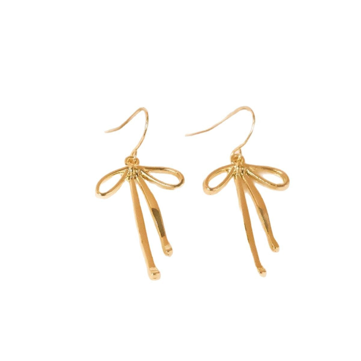 Wholesale Bow Earrings  Cute Bow Pendant Earrings