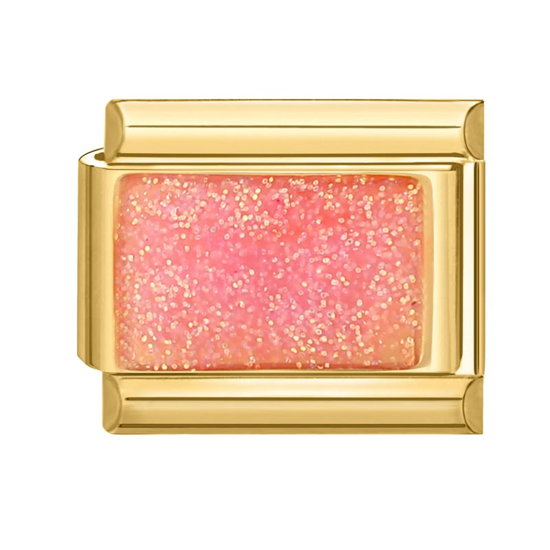 Wholesale Italian charm bracelet 9 facial mask DIY splicing removable stainless steel com posable bracelet