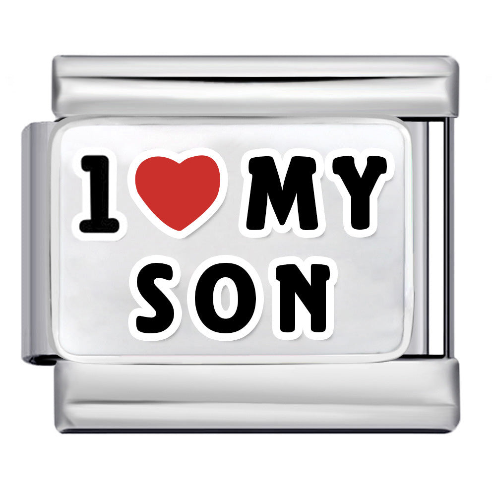 Wholesale 9mm Italian Charm Starter Bracelets DIY Family Series Stainless Steel Composable Bracelet