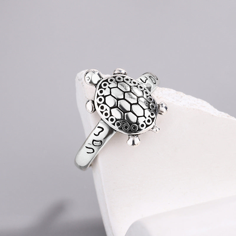 Wholesale  Vintage Animal Ring Fashion Personalized Cute Turtle Ring