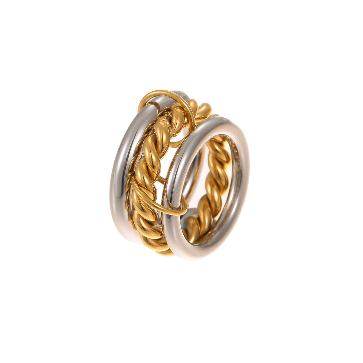 Wholesale  stacked color matching stainless steel ring