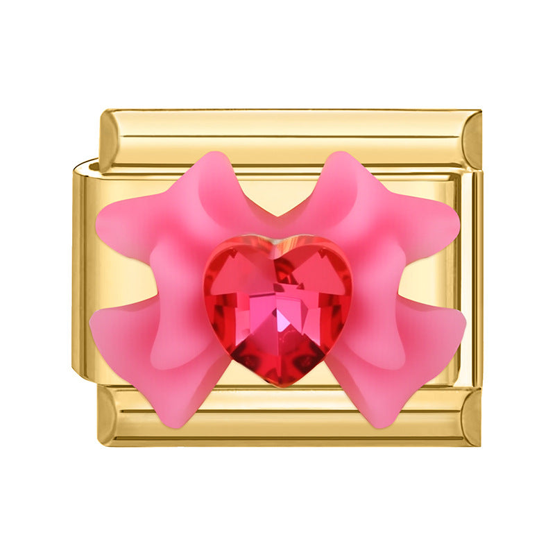 Wholesale Italian Charm Bracelet 9mm DIY Splicing Cute Creative Stainless Steel Composable Bracelet