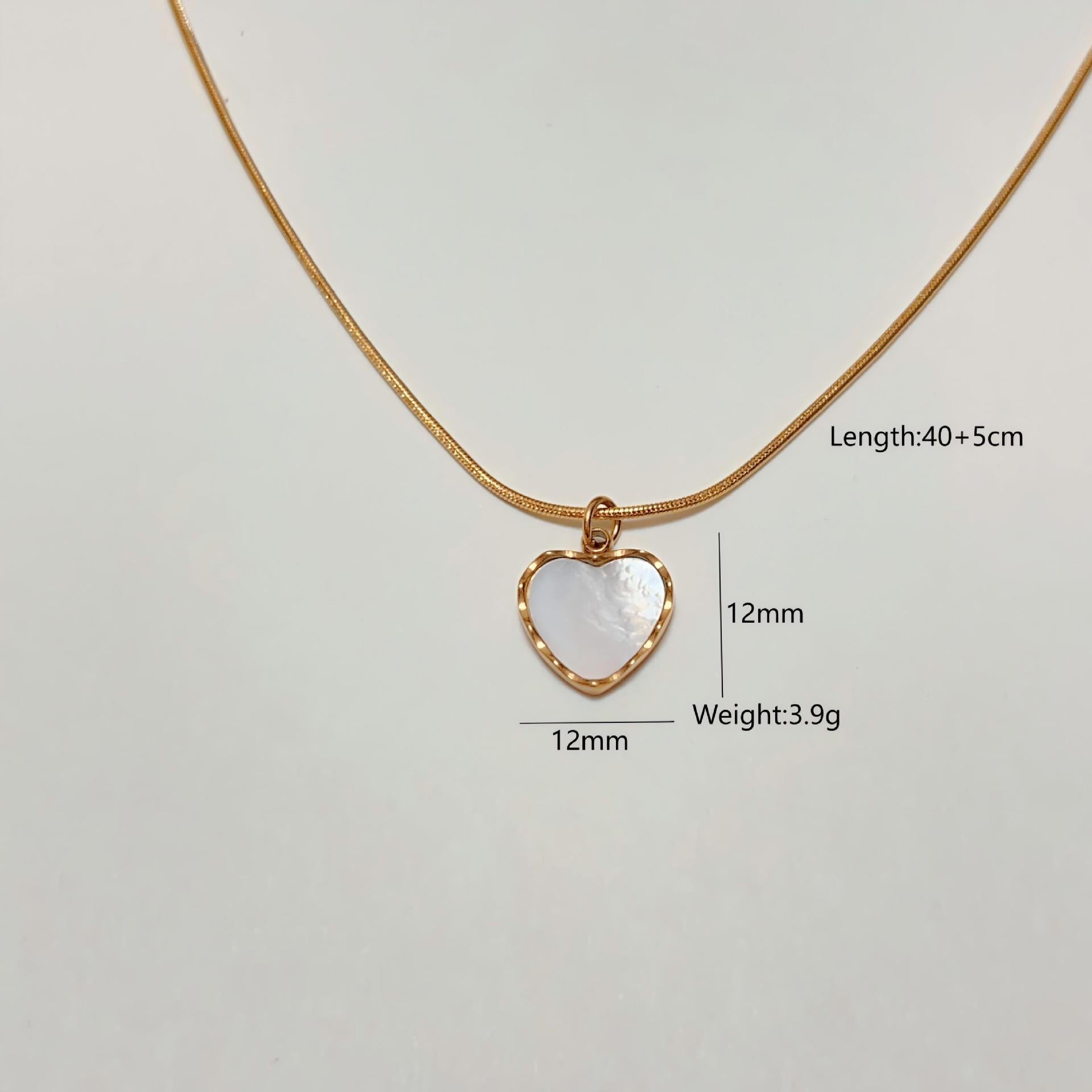 Wholesale Stainless steel white shell handmade chain