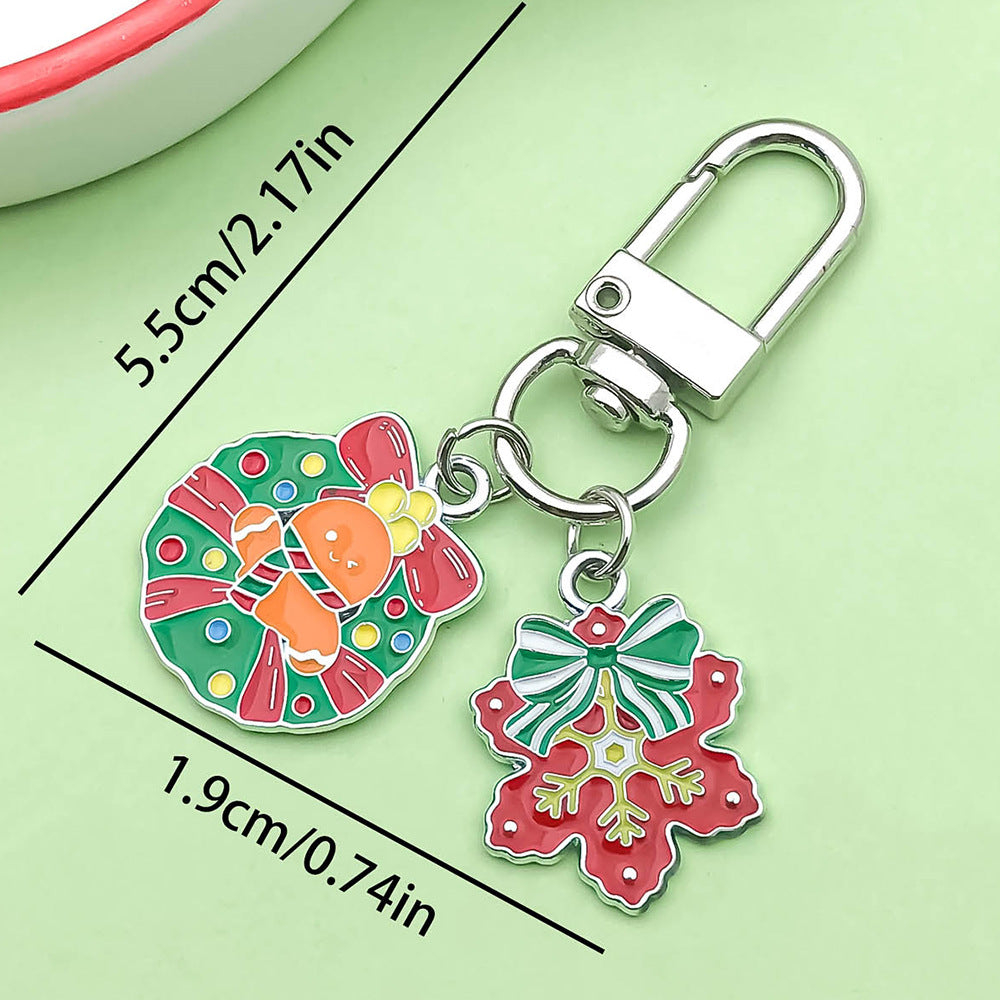 Wholesale Cute cartoon Christmas keychain