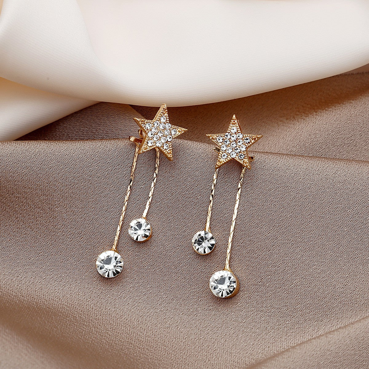 Wholesale Tassel Inlaid Diamond Butterfly Flower Pearl S925 Silver Needle Alloy Earrings ACC-ES-MDD011