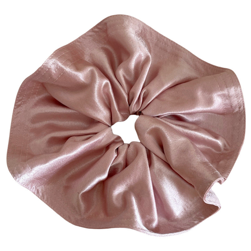 Wholesale Pearlescent satin luxury hair scrunchies