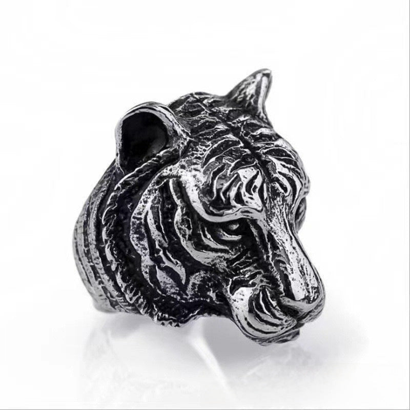 Wholesale  retro punk snake mysterious animals ring