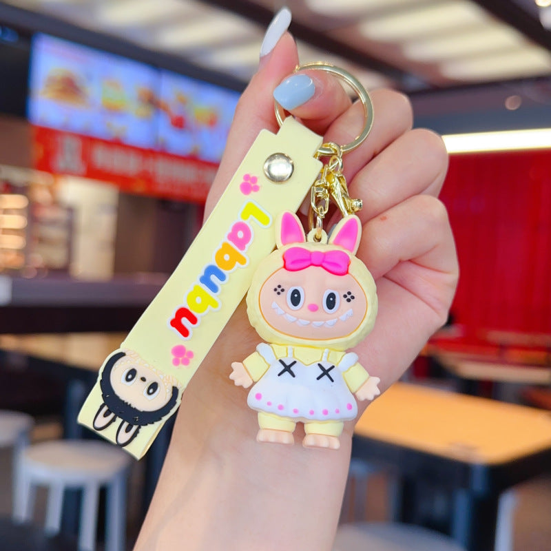 Wholesale Cute cartoon silicone keychain