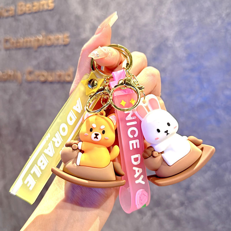 Wholesale Cartoon cute silicone keychain
