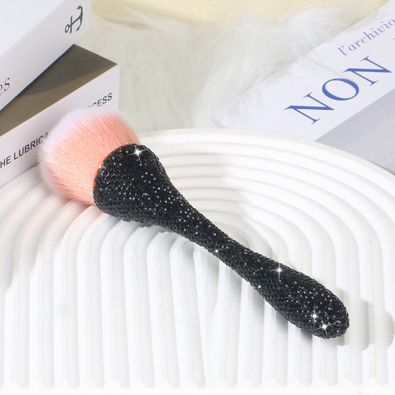 Wholesale diamond inlaid small waist loose powder makeup brush