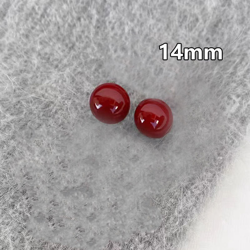 Wholesale alloy  red earrings