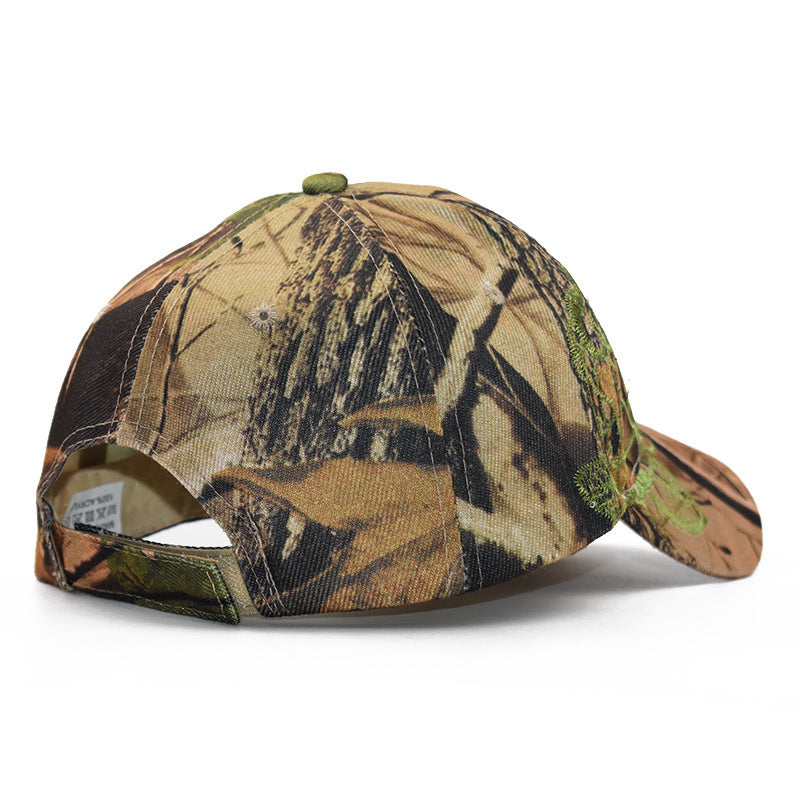 Wholesale Trendy Camouflage Embroidered Baseball Cap Adjustable Summer Sun Hat Fashion Accessory