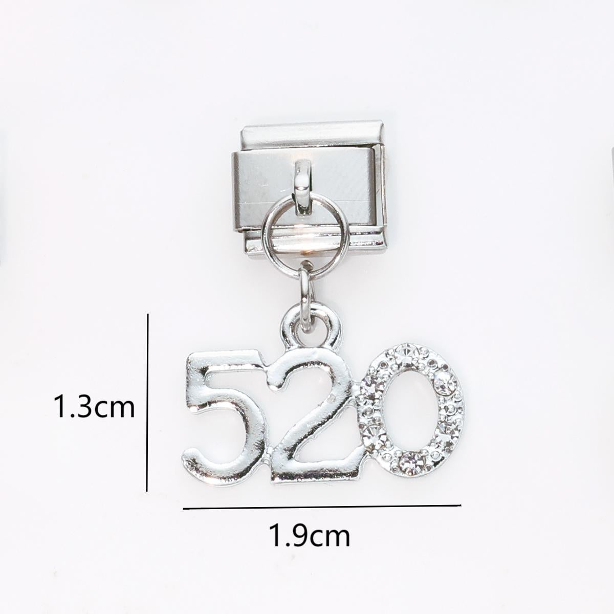 Wholesale 10pcs Italian Charm Bracelet 9mm DIY Splicing Heart Star Series Stainless Steel Composable Bracelet