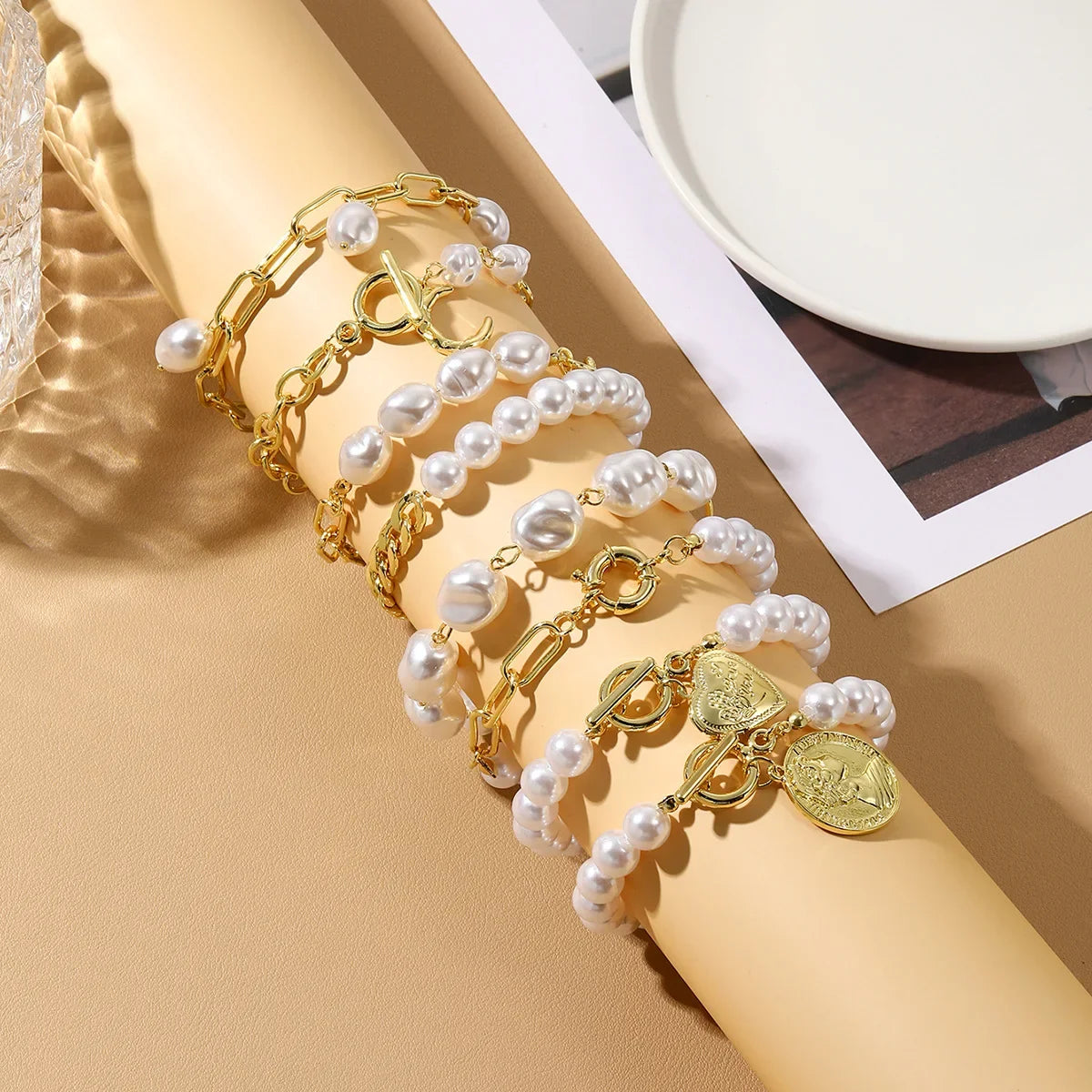 Wholesale  Multi-layer Pearl Bracelet