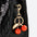 Wholesale Pastoral Red Cherry Keychain Fruit Cherry  Keychain