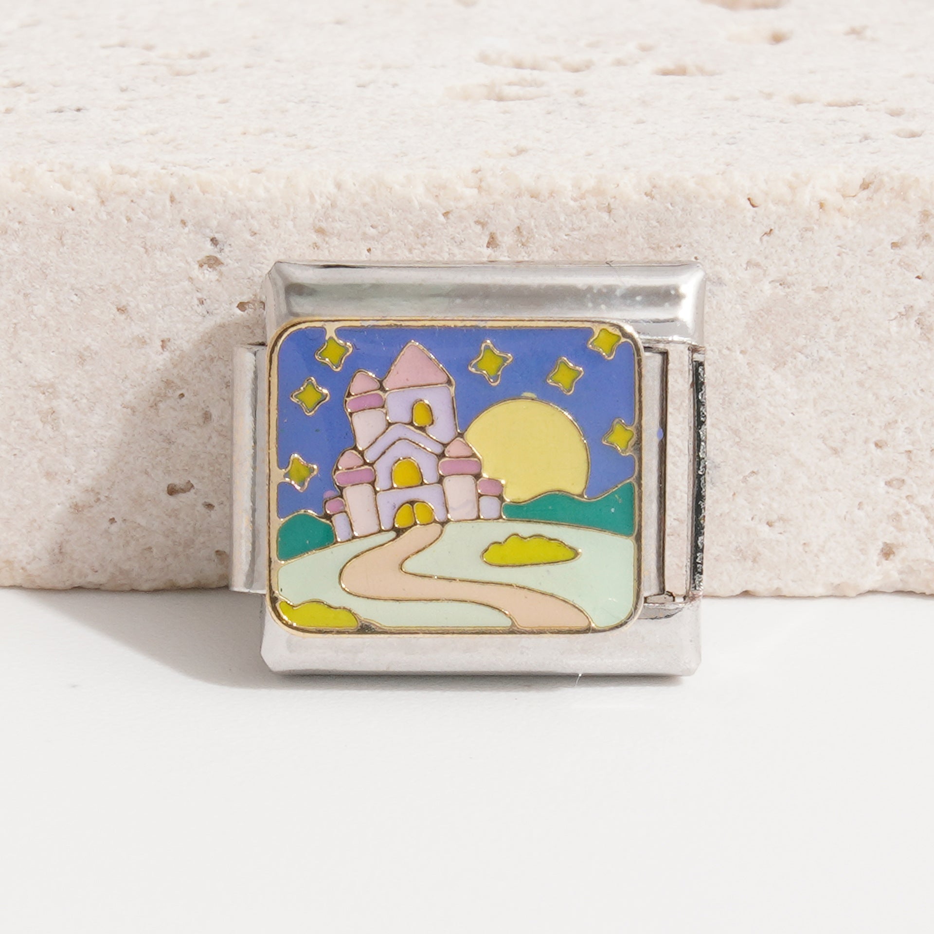 Wholesale Italian Charm Bracelet 9mm DIY Splicing Cute Creative Stainless Steel Composable Bracelet