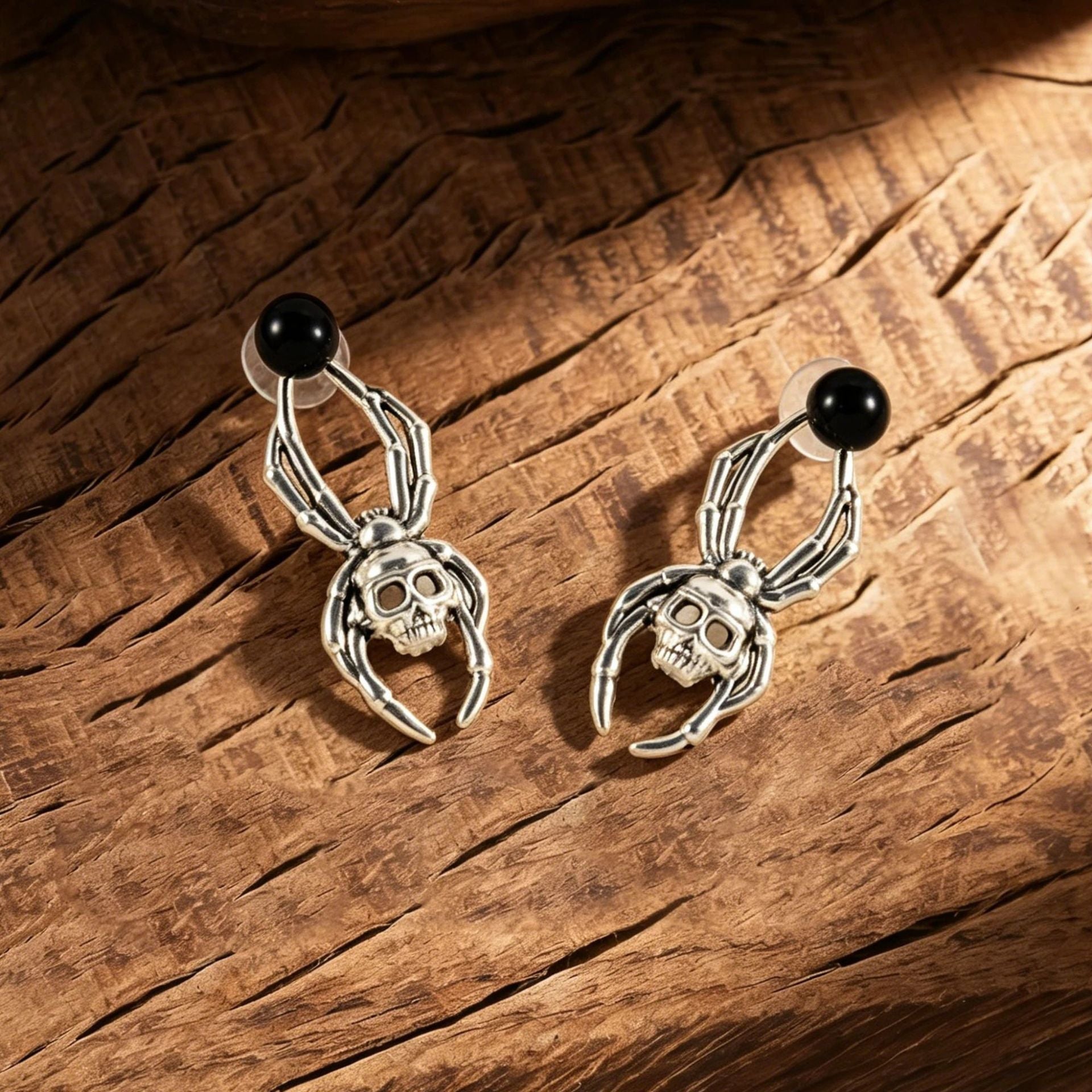 Wholesale Zinc Alloy Skull  Earrings  Gothic Jewelry Accessory Party Wear Gift